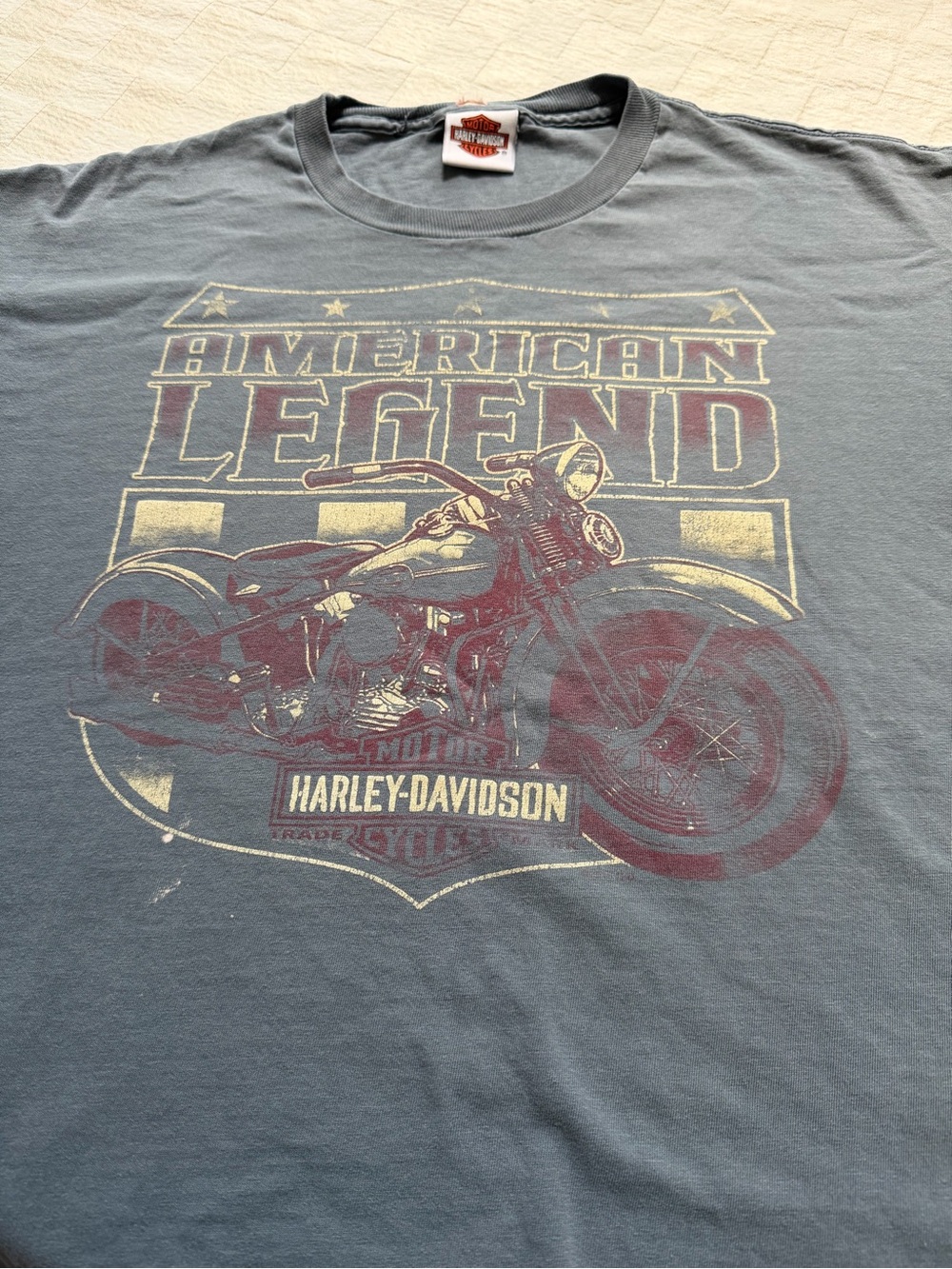 Harley-Davidson Men's American Legend Graphic Tee - Slate Blue